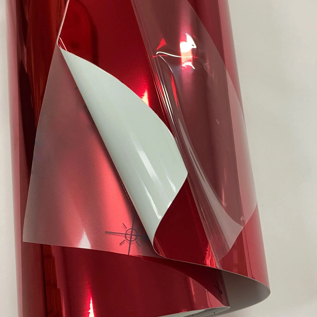 Mirror Chrome Red Car Wrap Vinyl for Full Car Vehicle Body Decoration Wrapping Film Foil Stickers High Quality PET Material