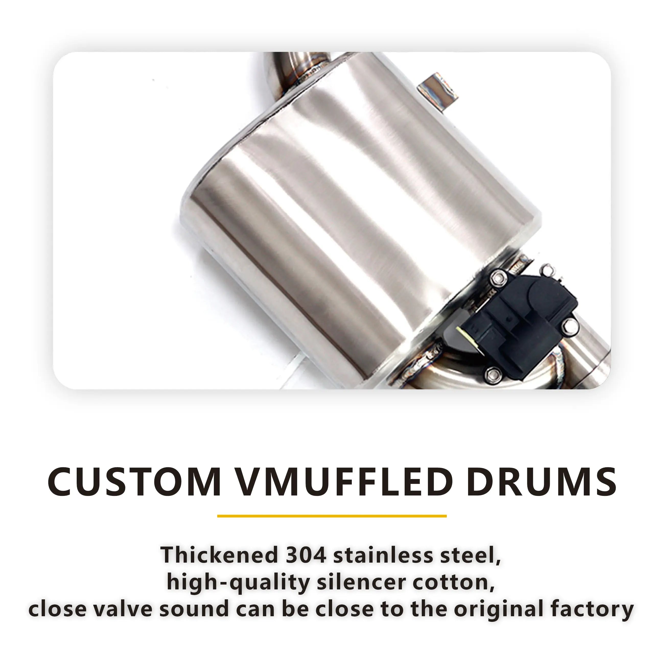 Catback For Porsche Cayman 987.2 3.4L Racing Pipe HMD Stainless Steel High Flow Performance Car Parts