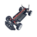 1:10 RC Car Upgrades - Metal & Carbon Fiber Chassis Frame Kit for Off-Road Racing, High-Strength Replacement Parts
