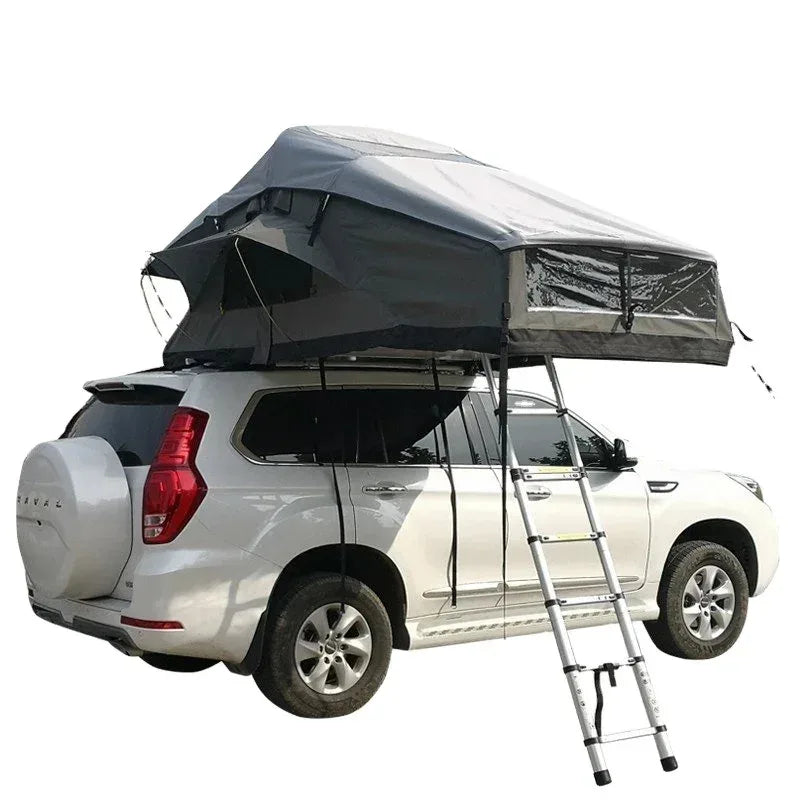Outdoor Waterproof  4X4 Camping Rooftop Tent Foldable With Skylight Roof Tents For Vehicle