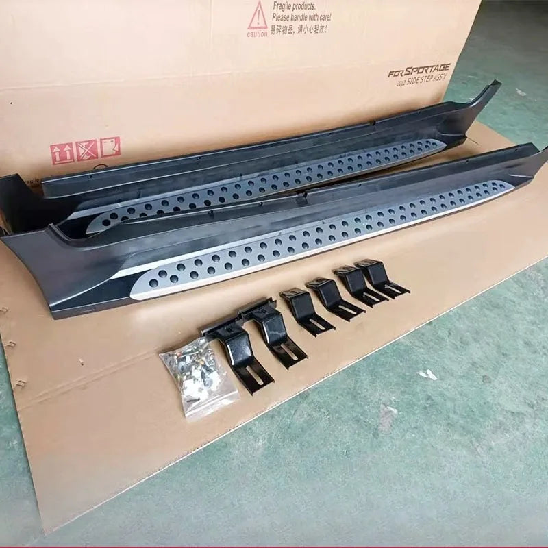 Aluminum Alloy Car Side Steps Pedal Performance Parts for 2009-2017  KIA SPORTAGE  Car Accessories