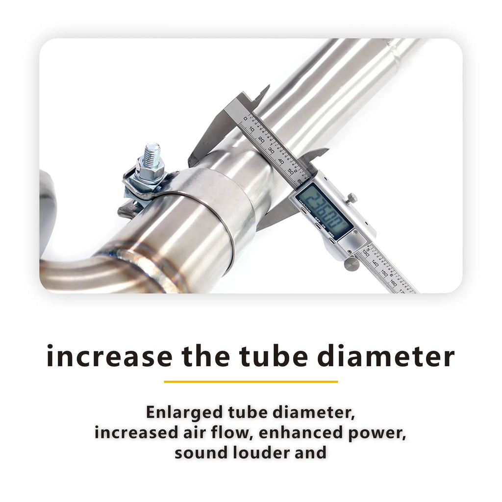 Catback For Porsche Cayman 987.2 3.4L Racing Pipe HMD Stainless Steel High Flow Performance Car Parts