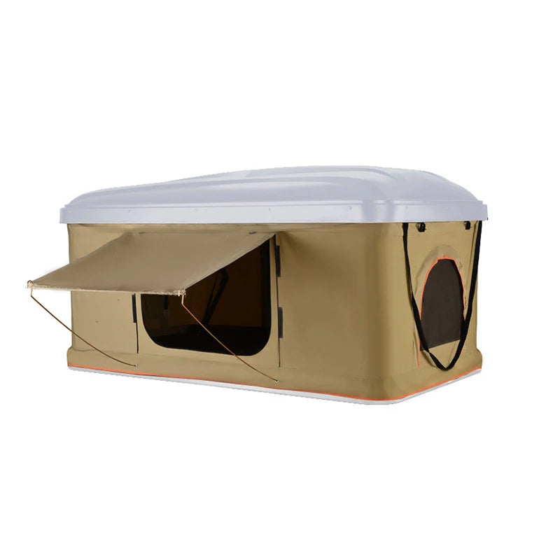 Customized Car roof tent fully automatic outdoor camping self-driving car anti-mosquito and rain-proof ABS hard-top tent