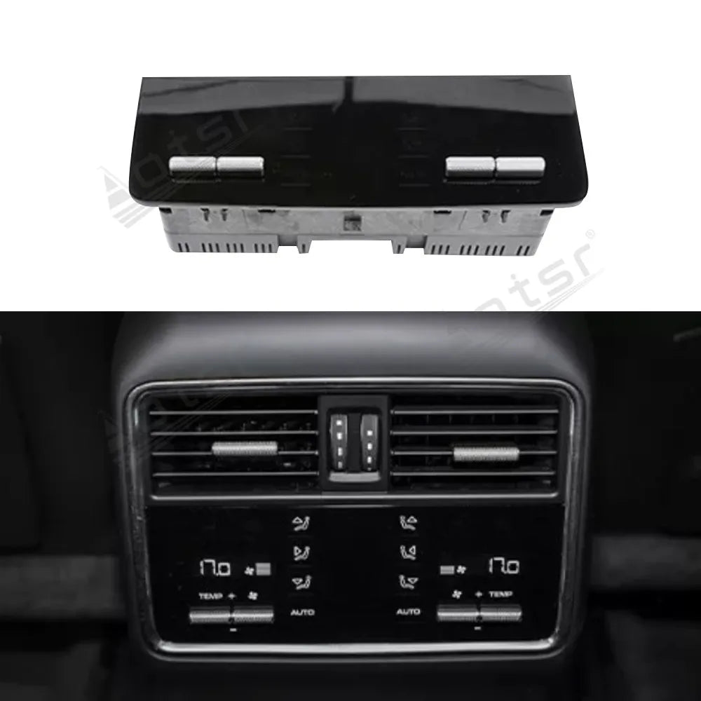 The Car Accessories Rear AC Air Conditioning Panel For Porsche Cayenne 2017-2021 Modification parts Plug and Play