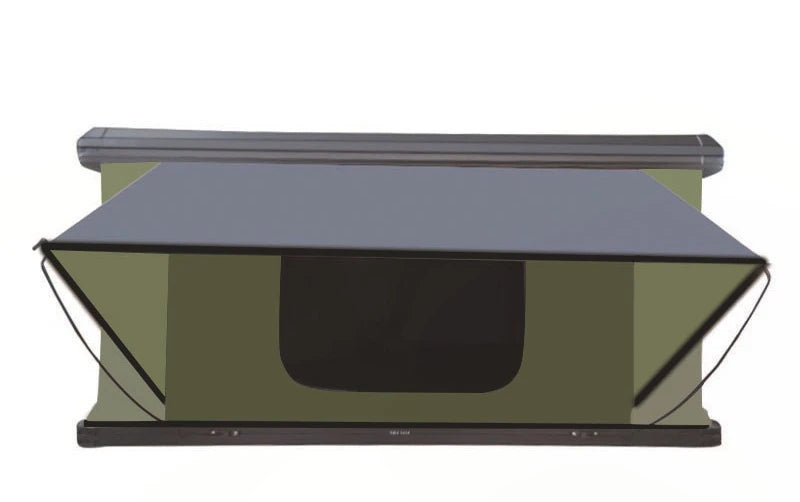 Folding Camping Truck Rooftop Tent 2-3 Person Large Hard Shell Car Roof Top Tent Outdoor Adventure Aluminum Roof Tent