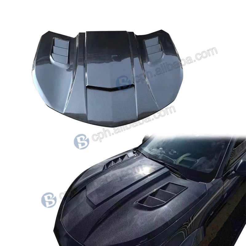 Car Exterior Parts Real Carbon Fiber Hood For Chevrolet Camaro SS 5 Gen 2010-2013 Engine Hoods