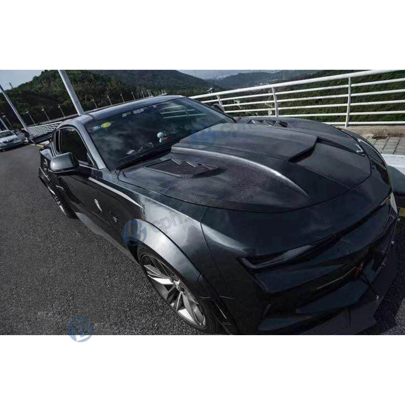 Car Exterior Parts Real Carbon Fiber Hood For Chevrolet Camaro SS 5 Gen 2010-2013 Engine Hoods