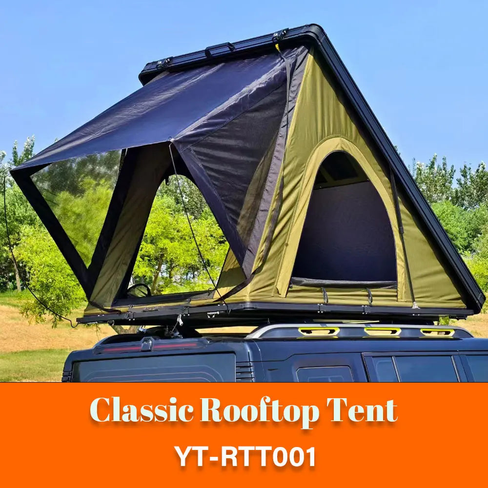 Factory Price Light Weight Rooftop Tent Aluminum Camping Car Roof Tent Pop up Hard Shell Roof Top Tent for Car