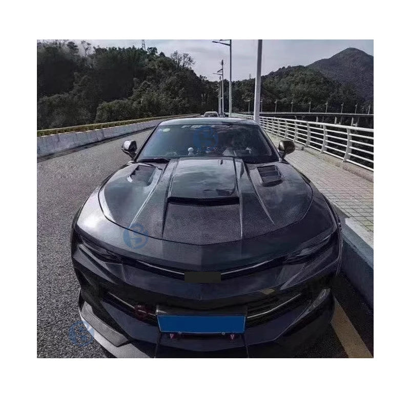 Car Exterior Parts Real Carbon Fiber Hood For Chevrolet Camaro SS 5 Gen 2010-2013 Engine Hoods