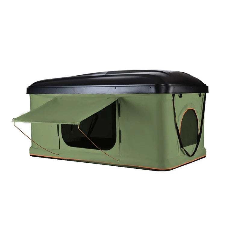 Customized Car roof tent fully automatic outdoor camping self-driving car anti-mosquito and rain-proof ABS hard-top tent