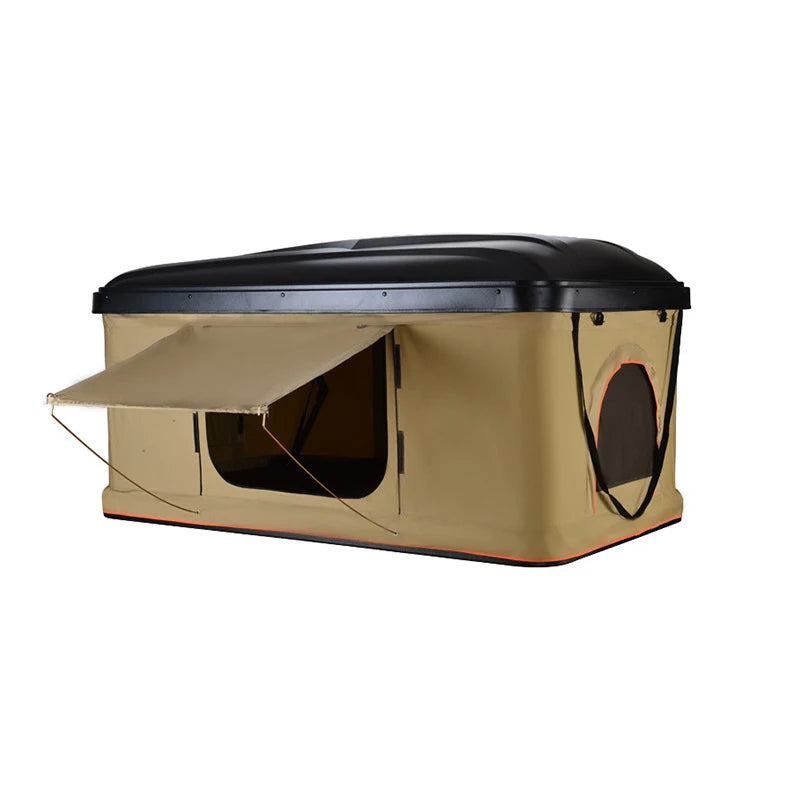 Customized Car roof tent fully automatic outdoor camping self-driving car anti-mosquito and rain-proof ABS hard-top tent