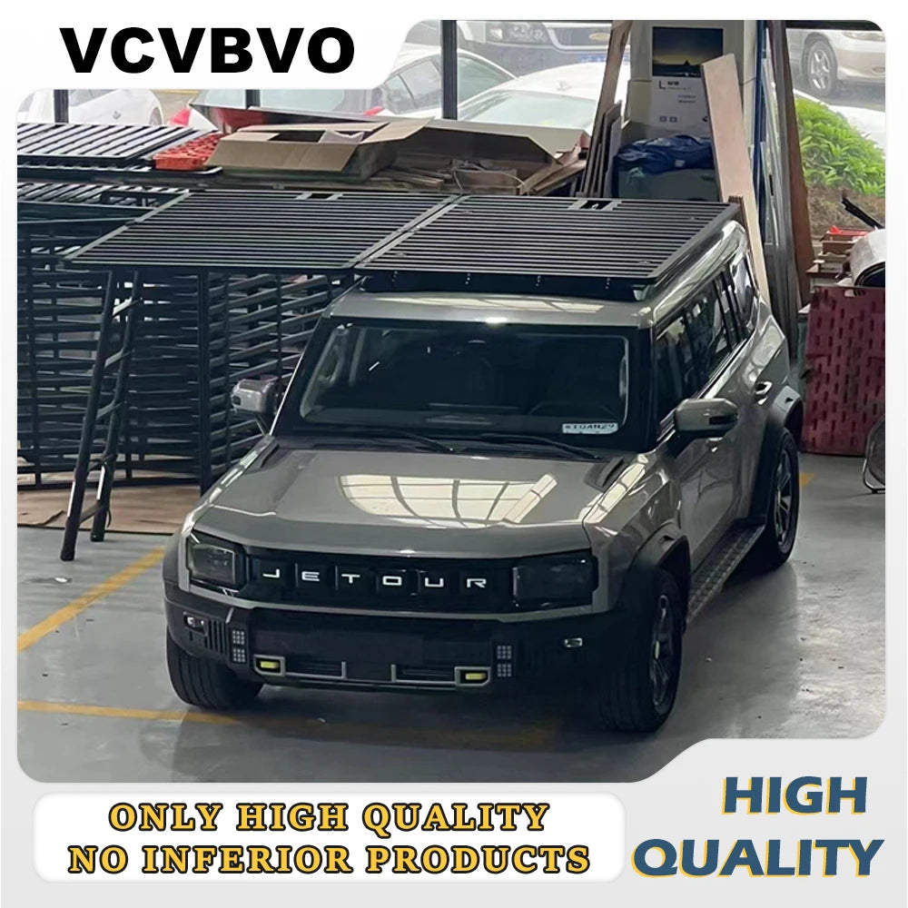 SUV Off-road Vehicle Roof Rack, Roof Expansion Platform, Double-layer Folding Terrace, Tent Can Be Installed, Rest and Chat