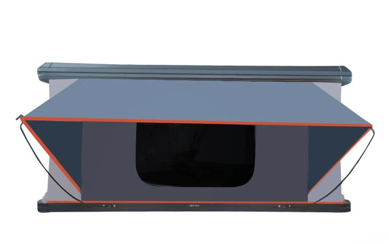 Folding Camping Truck Rooftop Tent 2-3 Person Large Hard Shell Car Roof Top Tent Outdoor Adventure Aluminum Roof Tent