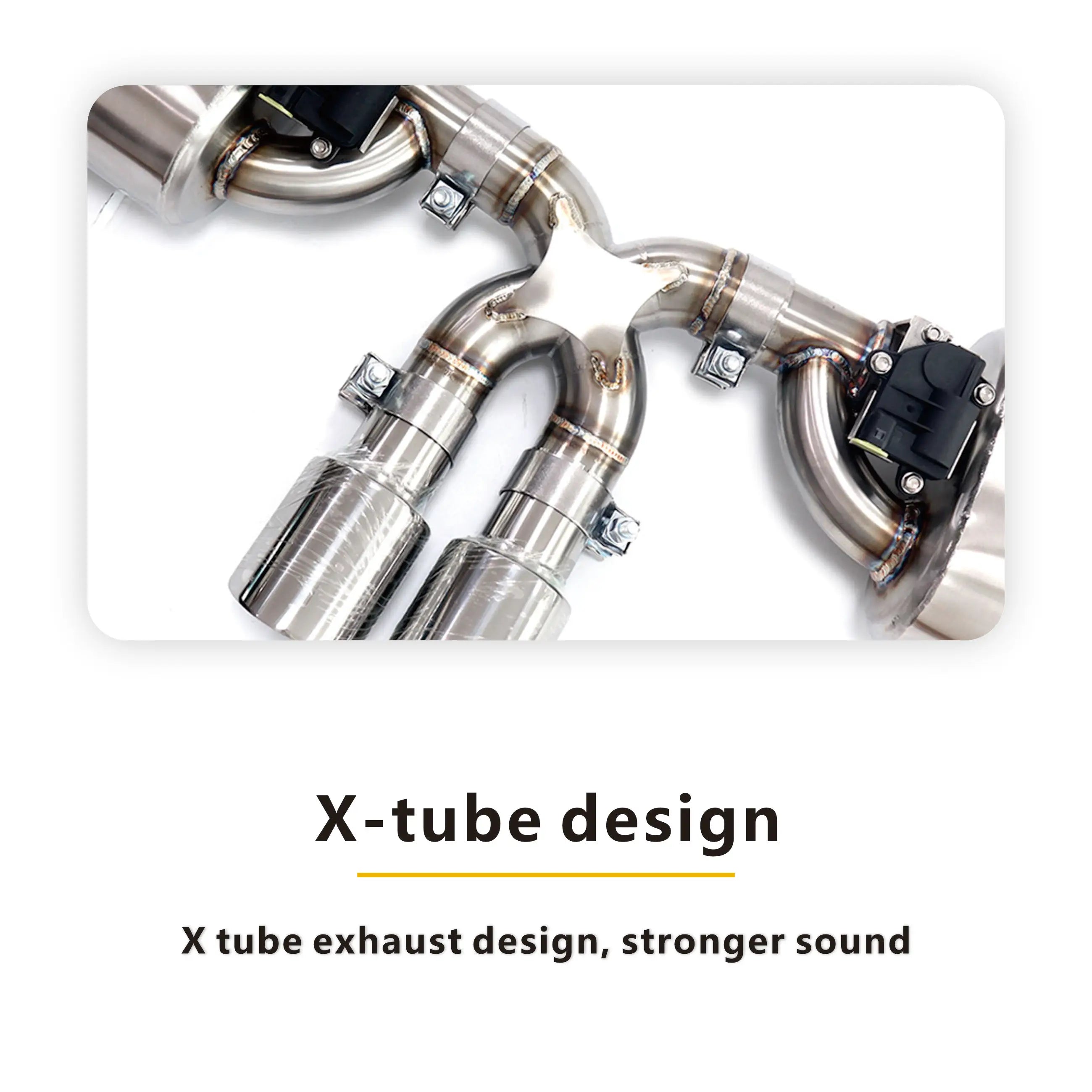 Catback For Porsche Cayman 987.2 3.4L Racing Pipe HMD Stainless Steel High Flow Performance Car Parts