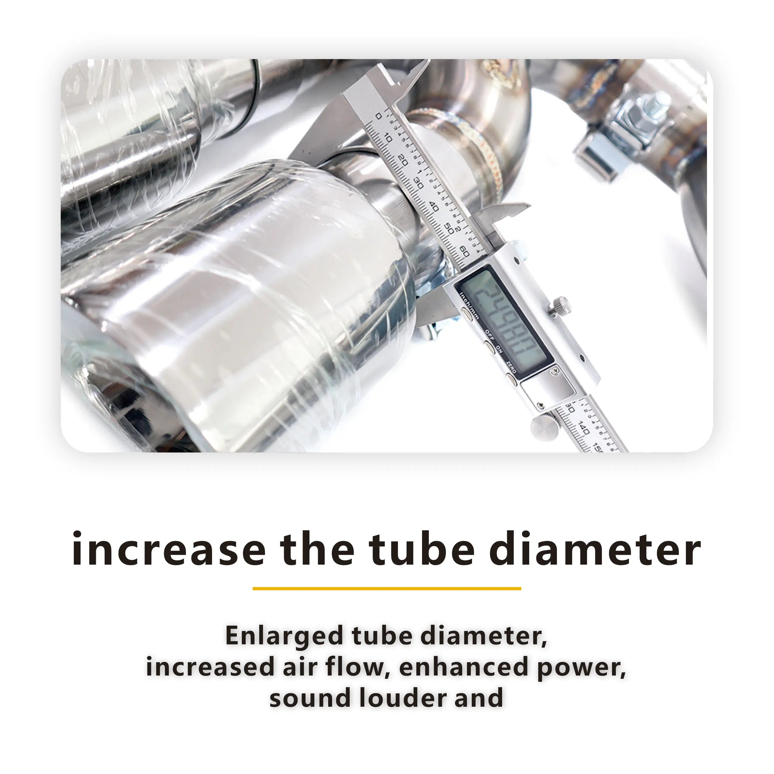 Catback For Porsche Cayman 987.2 3.4L Racing Pipe HMD Stainless Steel High Flow Performance Car Parts